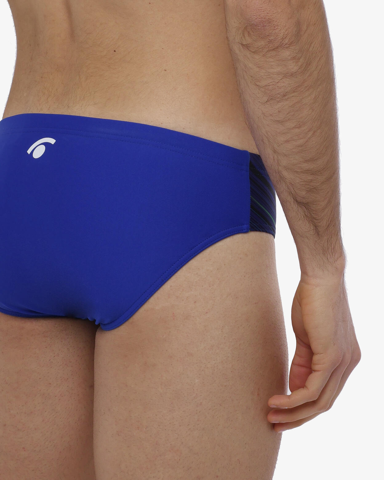 Traje de baño sintético azul para hombre 4/5