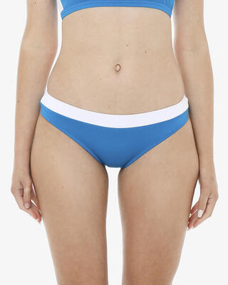 Turquoise badpak voor dames van synthetisch materiaal om te zwemmen