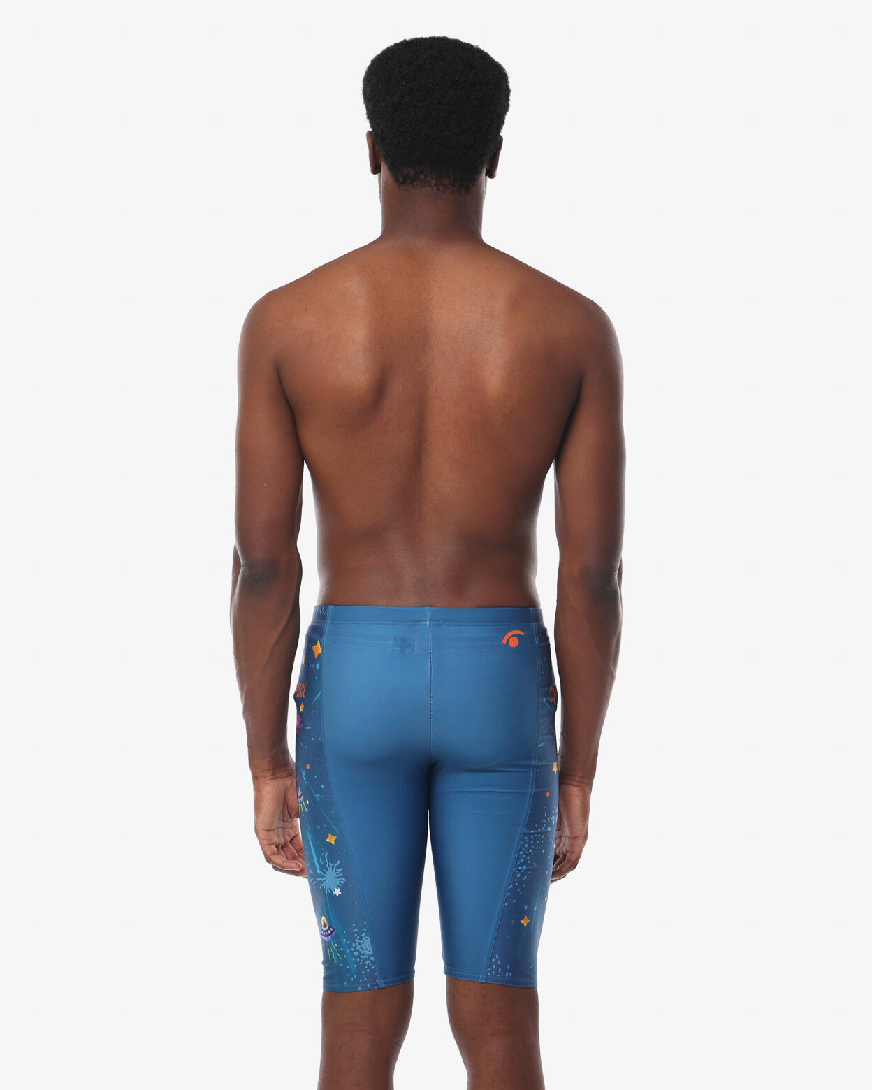 costume  blu da uomo in mat. sintetico da nuoto 2/5