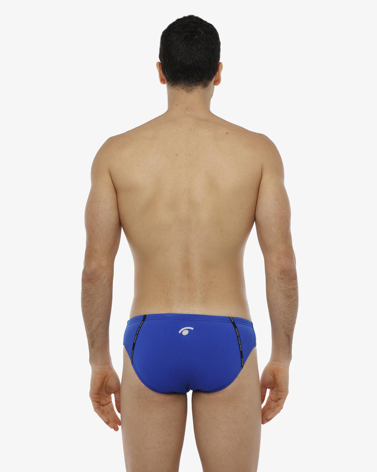 Maillot sintético azul para hombre 2/5