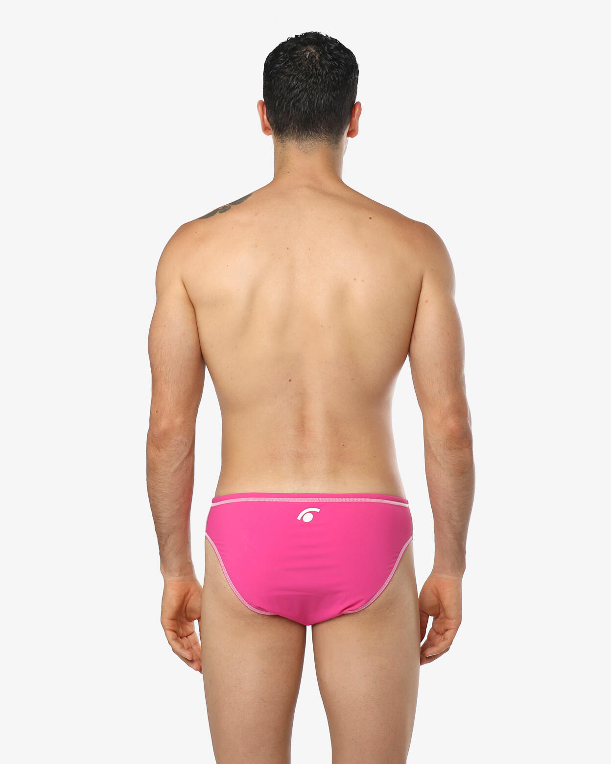 costume  fuxia da uomo in mat. sintetico da nuoto 2/5