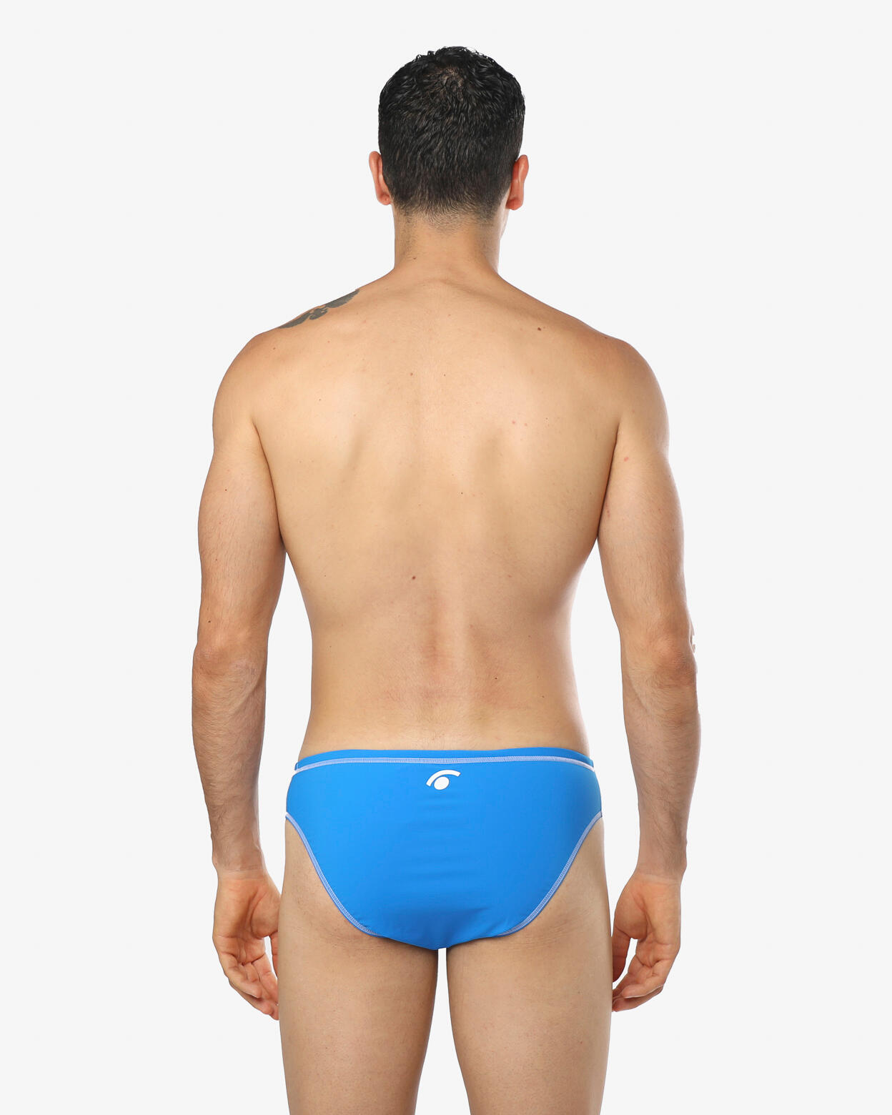 Maillot de bain synthétique bleu roi pour homme 2/5
