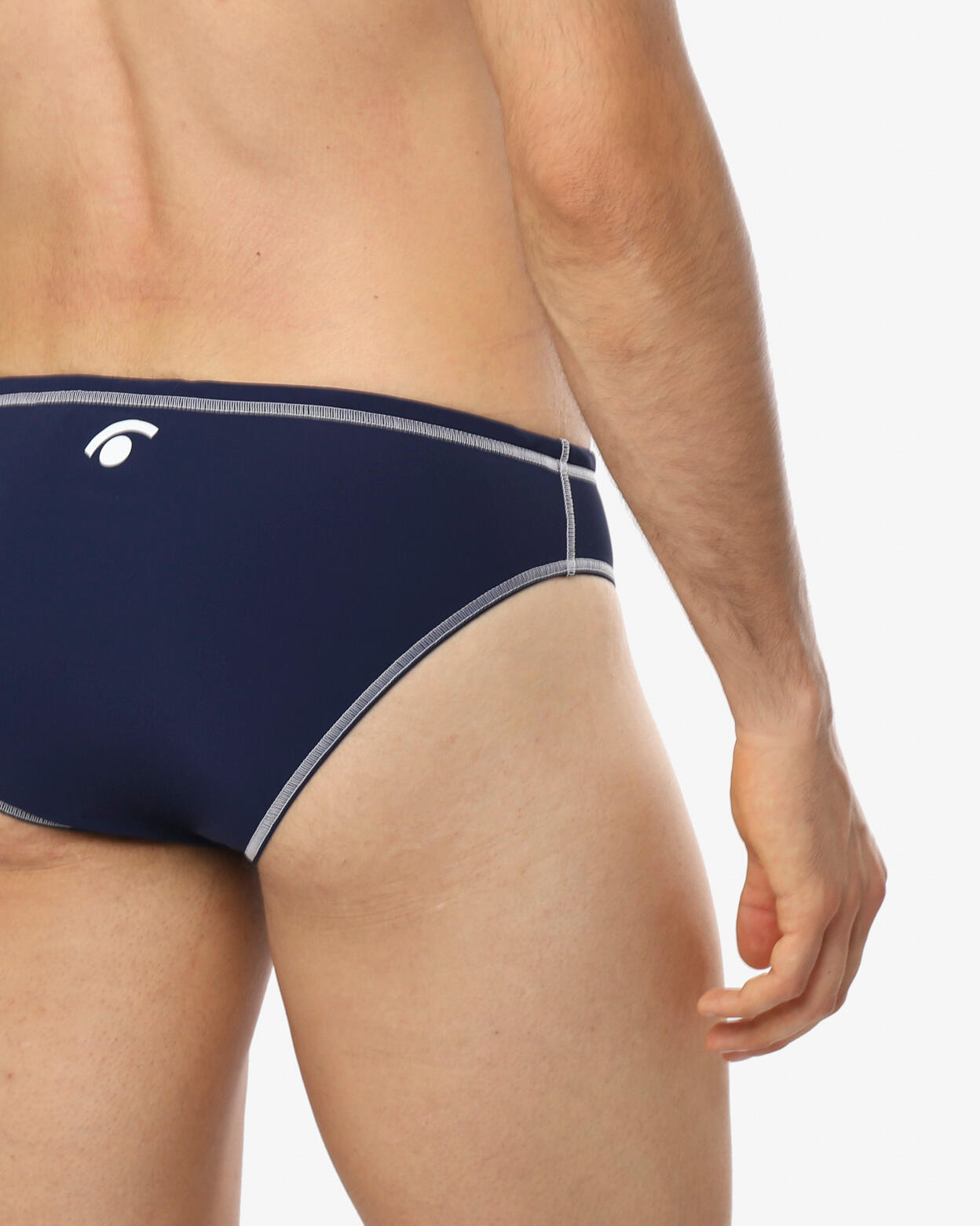 Maillot de bain synthétique bleu marine pour homme 4/5