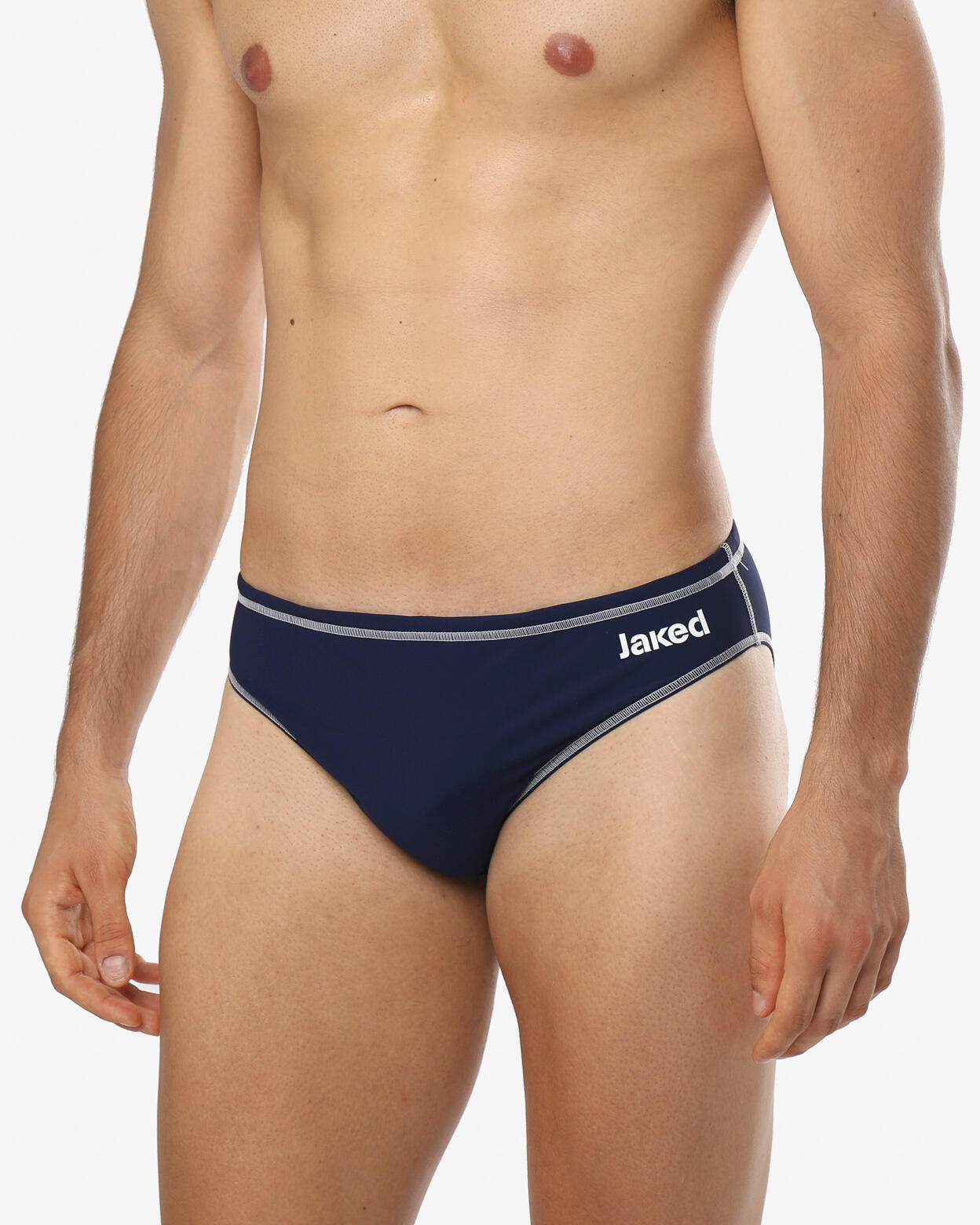 Maillot de bain synthétique bleu marine pour homme 3/5