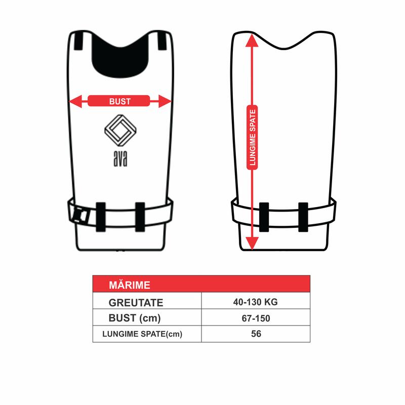 Vesta de salvare 50N, mărime universală (40-130 kg), cu buzunar, Caiac, SUP