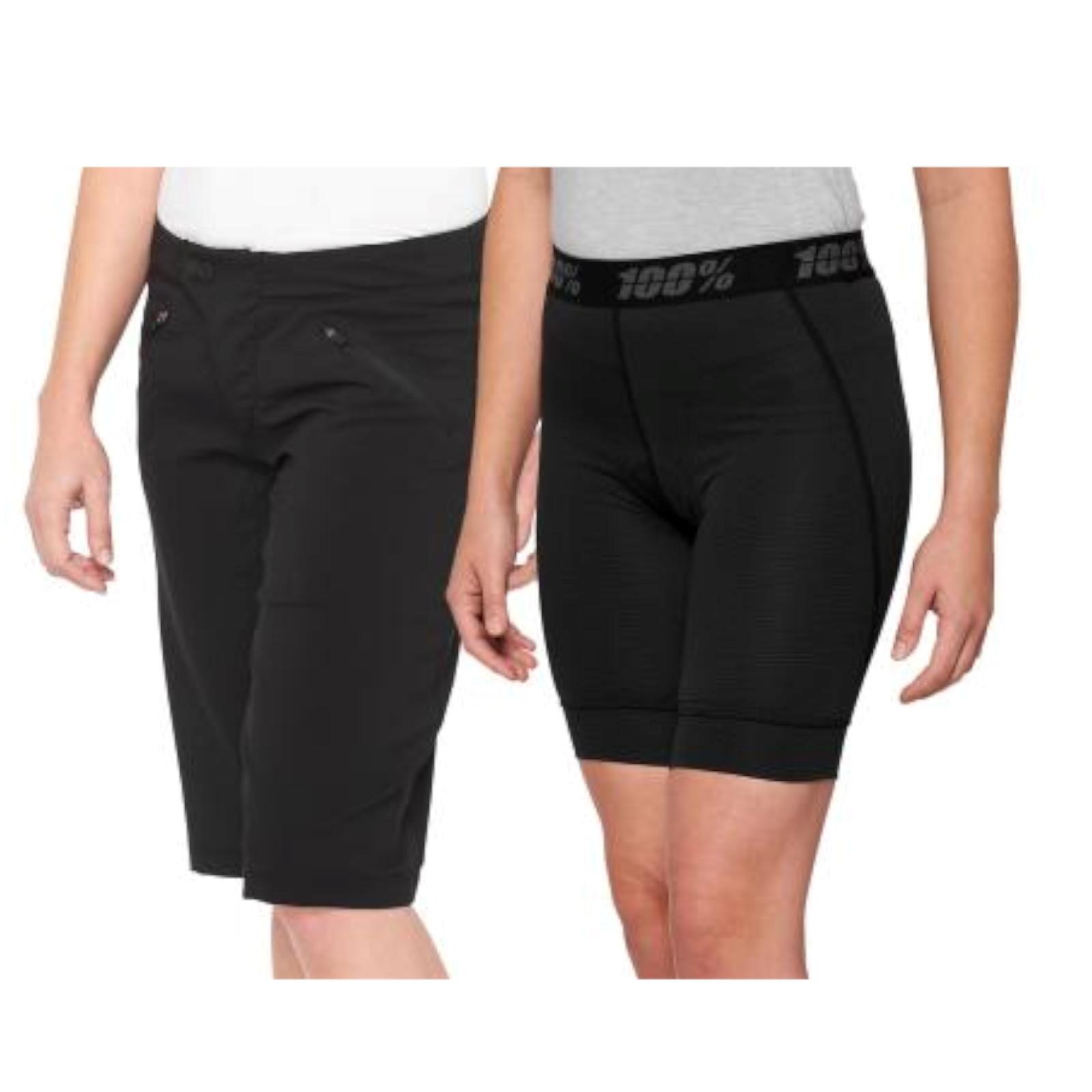 100% Calções para mulheres 100% ridecamp Liner