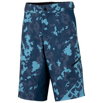 Culm kinder shorts - blauw/camo