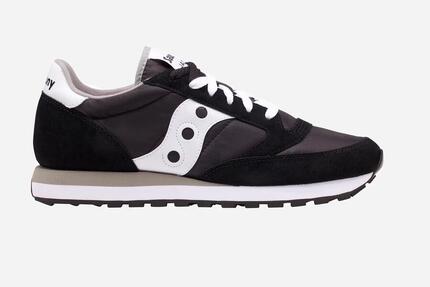 Baskets homme - Saucony Originals Jazz Original - Suède et nylon - Blanc et noir