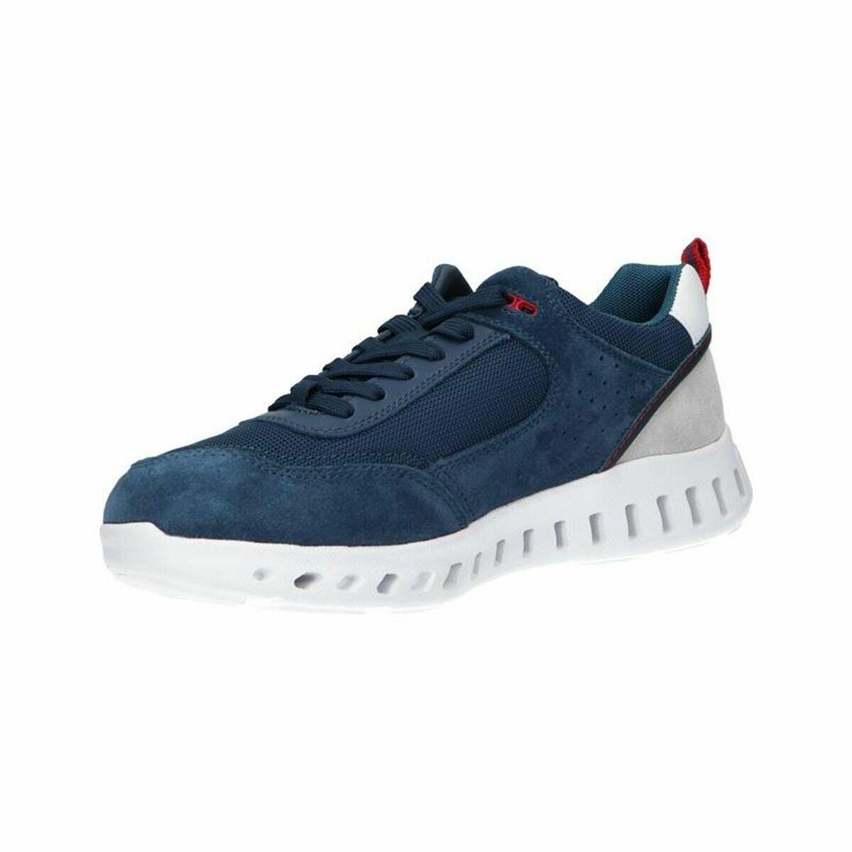 Scarpe da Tennis Casual Uomo Geox Outstream Blu Marino 5/5