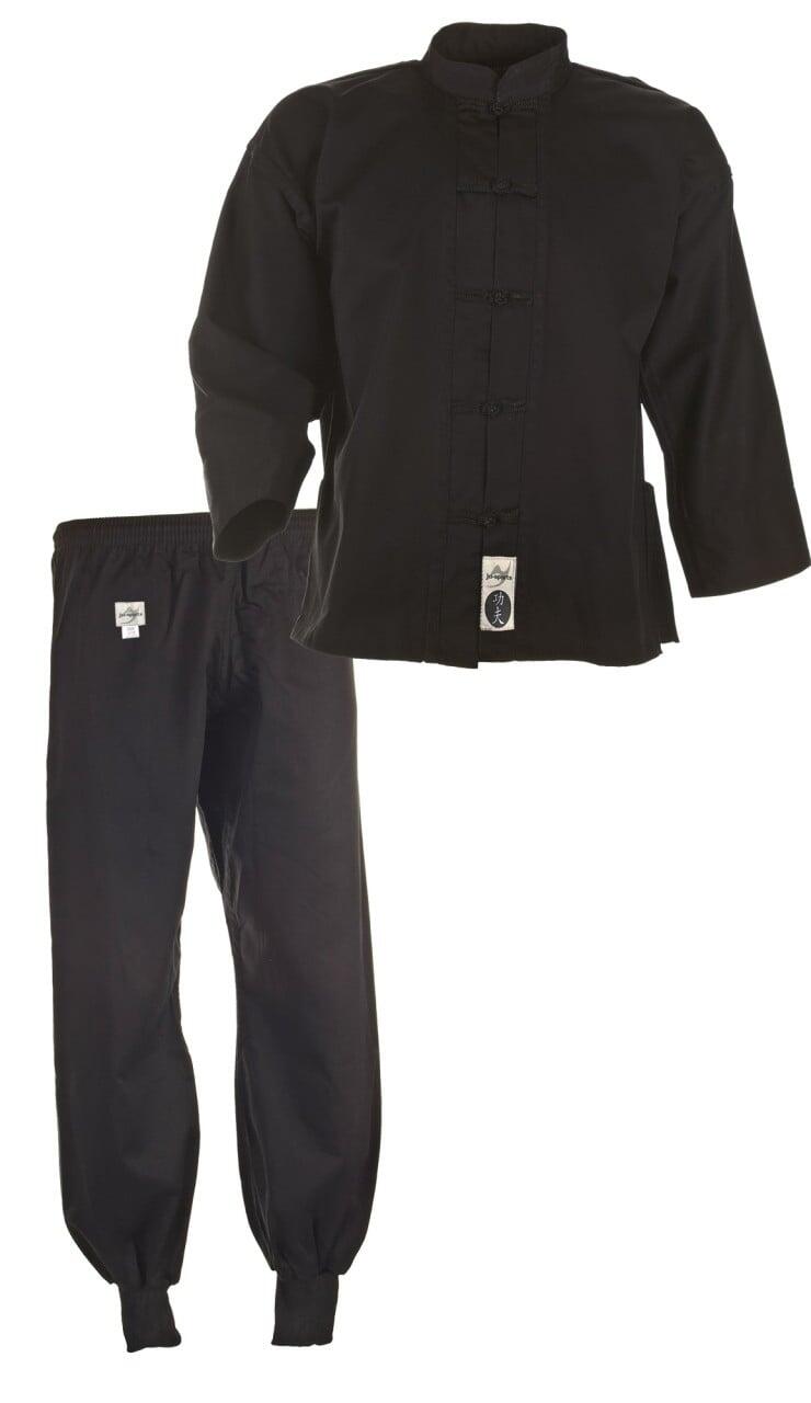 Kung Fu Anzug schwarz, Cotton 2/2