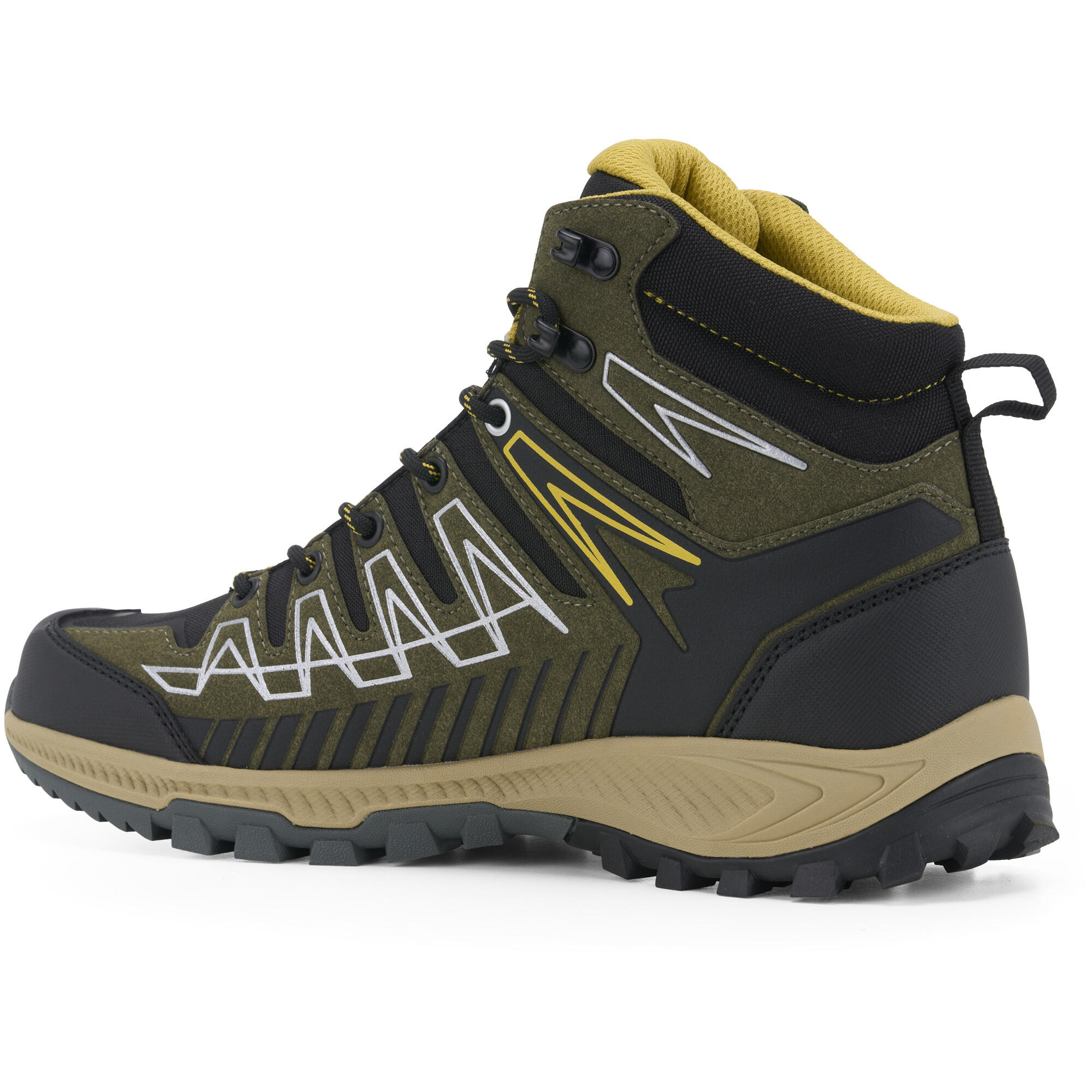 Scarpe Trekking Uomo THUNDER MID WP OLIVE - YELLOW 6/7