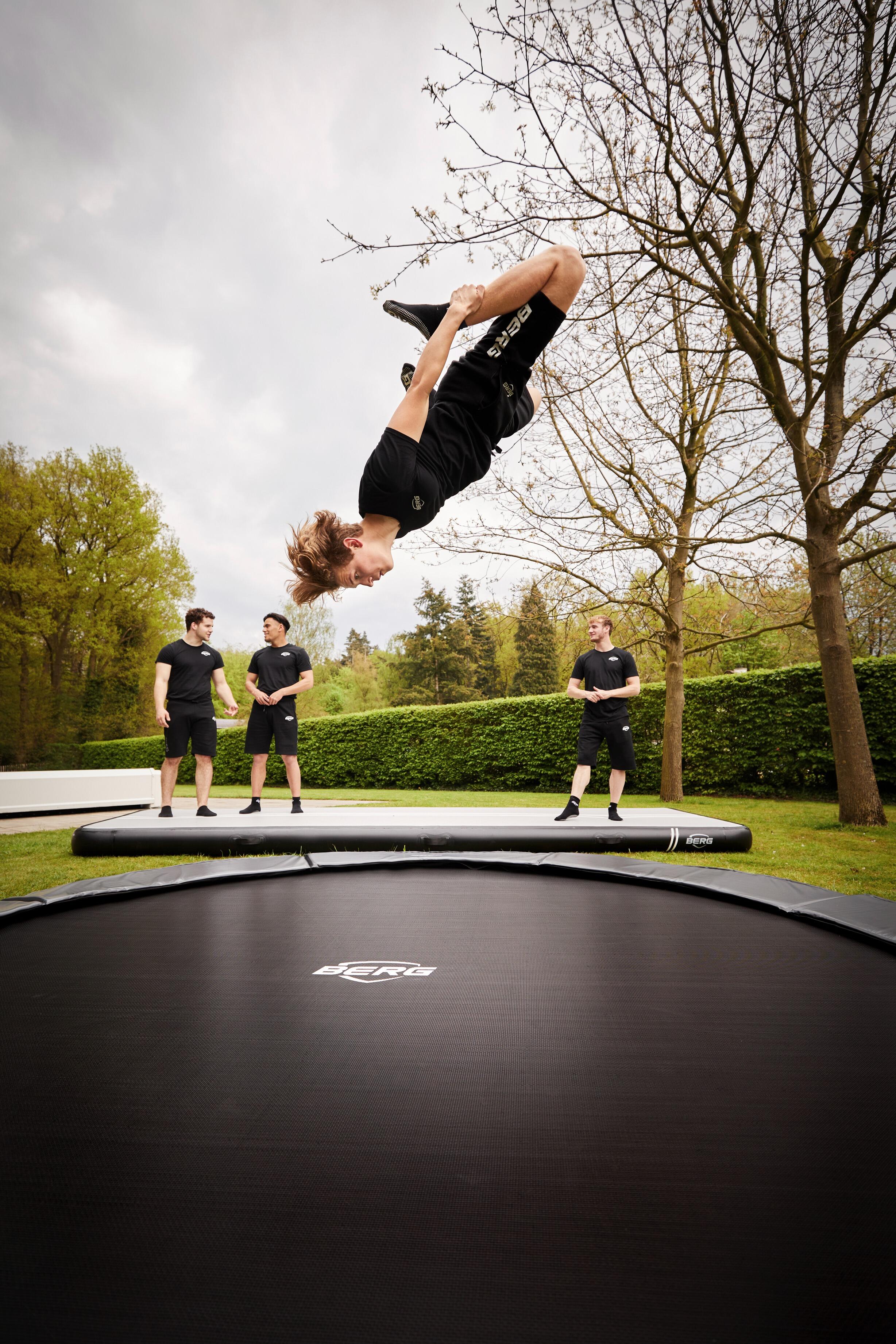 Cama elástica BERG Champion FlatGround Redonda 330 Gris ant. 6/6