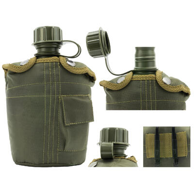 Manierka w pokrowcu MFH - oliwkowa