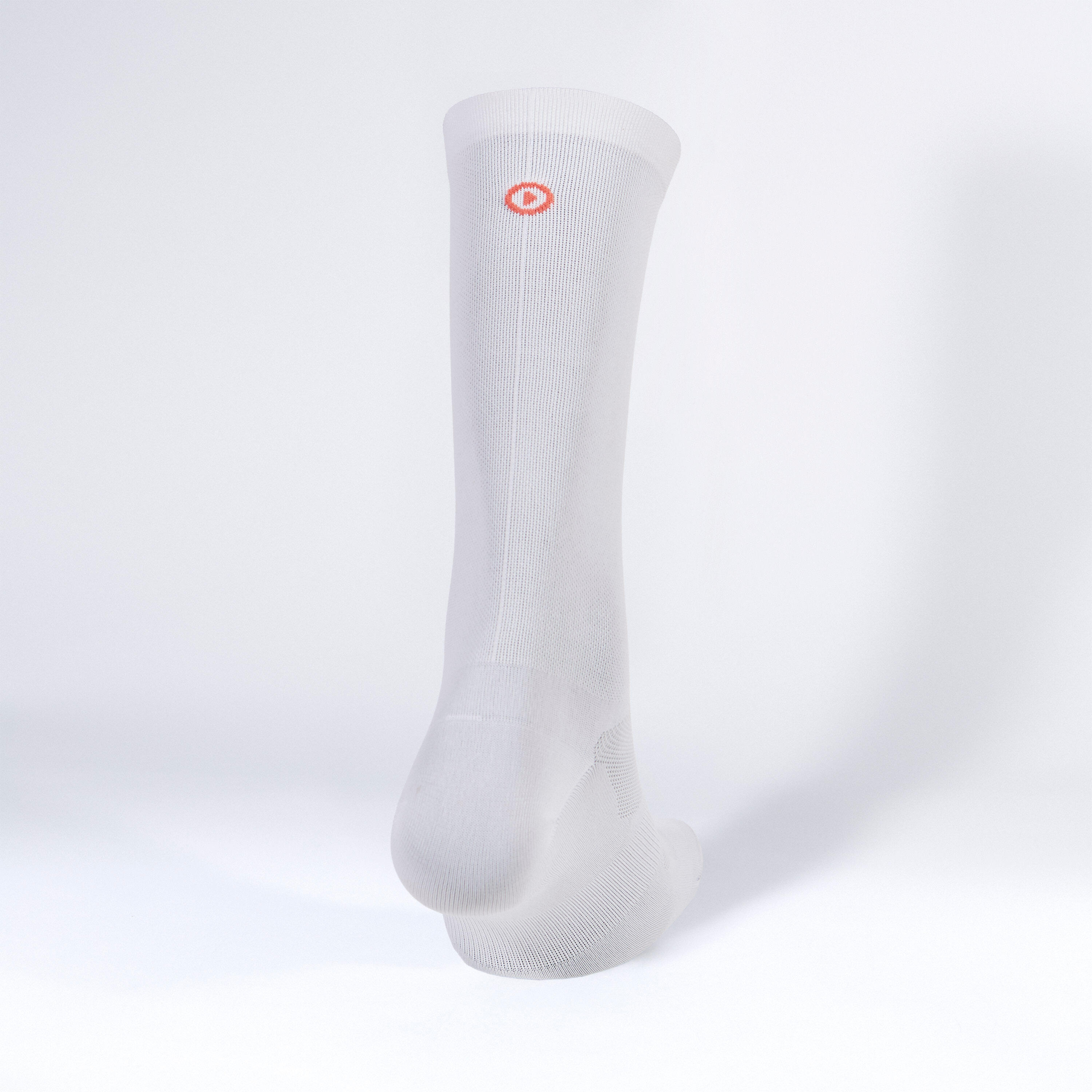 Calcetines de Ciclismo Enforma READY Blanco.Ecológico y Antibacteriano. 2/6