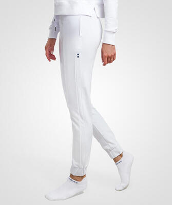 Joggers Organico Tennis/Padel Donna Bianco