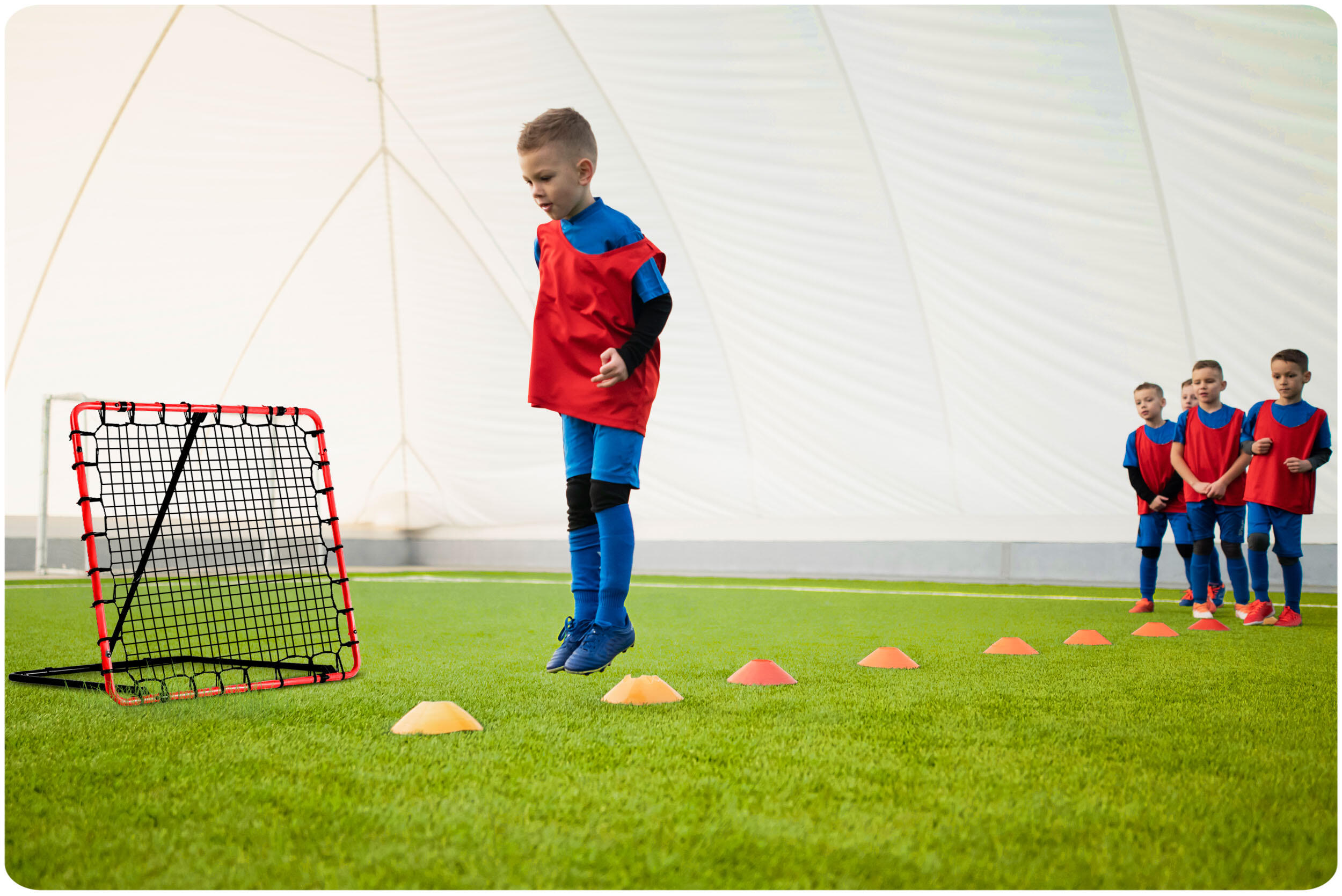 Bramka treningowa rebounder Neo-Sport NS-491 120 x 120 x 107 cm 5/7