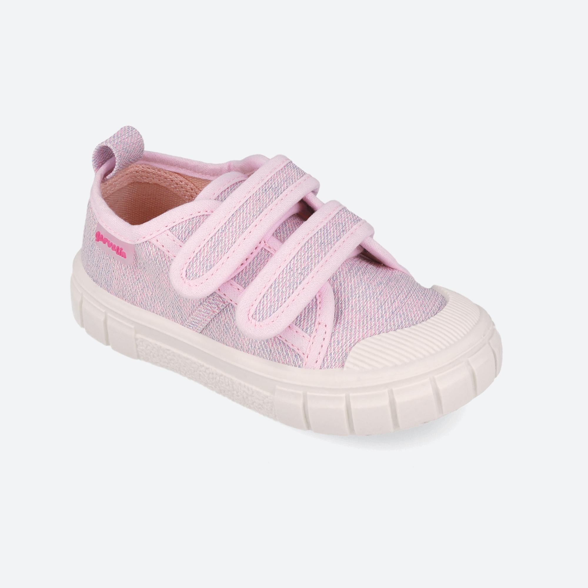 Sapatilhas Barefoot Menina Garvalín 252381e em Rosa com Velcro 4/7