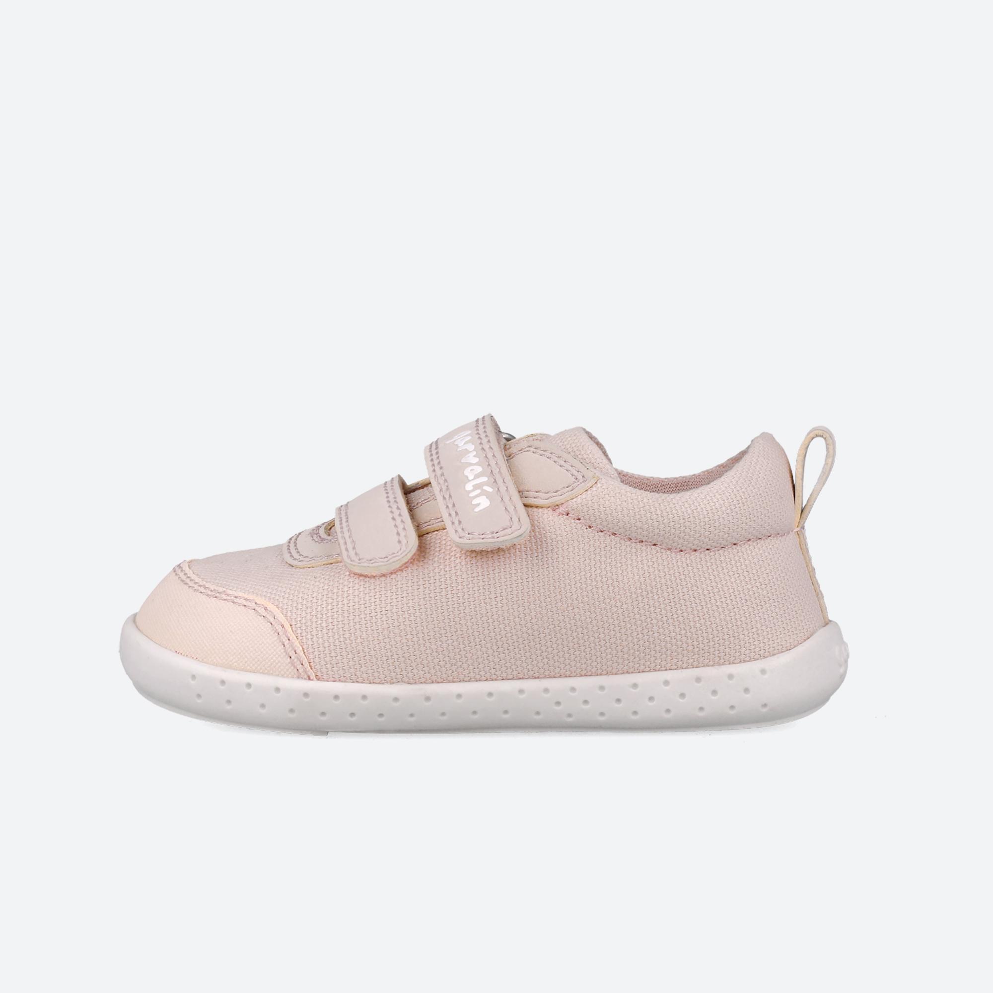 Zapatillas Barefoot Niños Garvalín 252339D Rosas Cierre Adherente 6/7