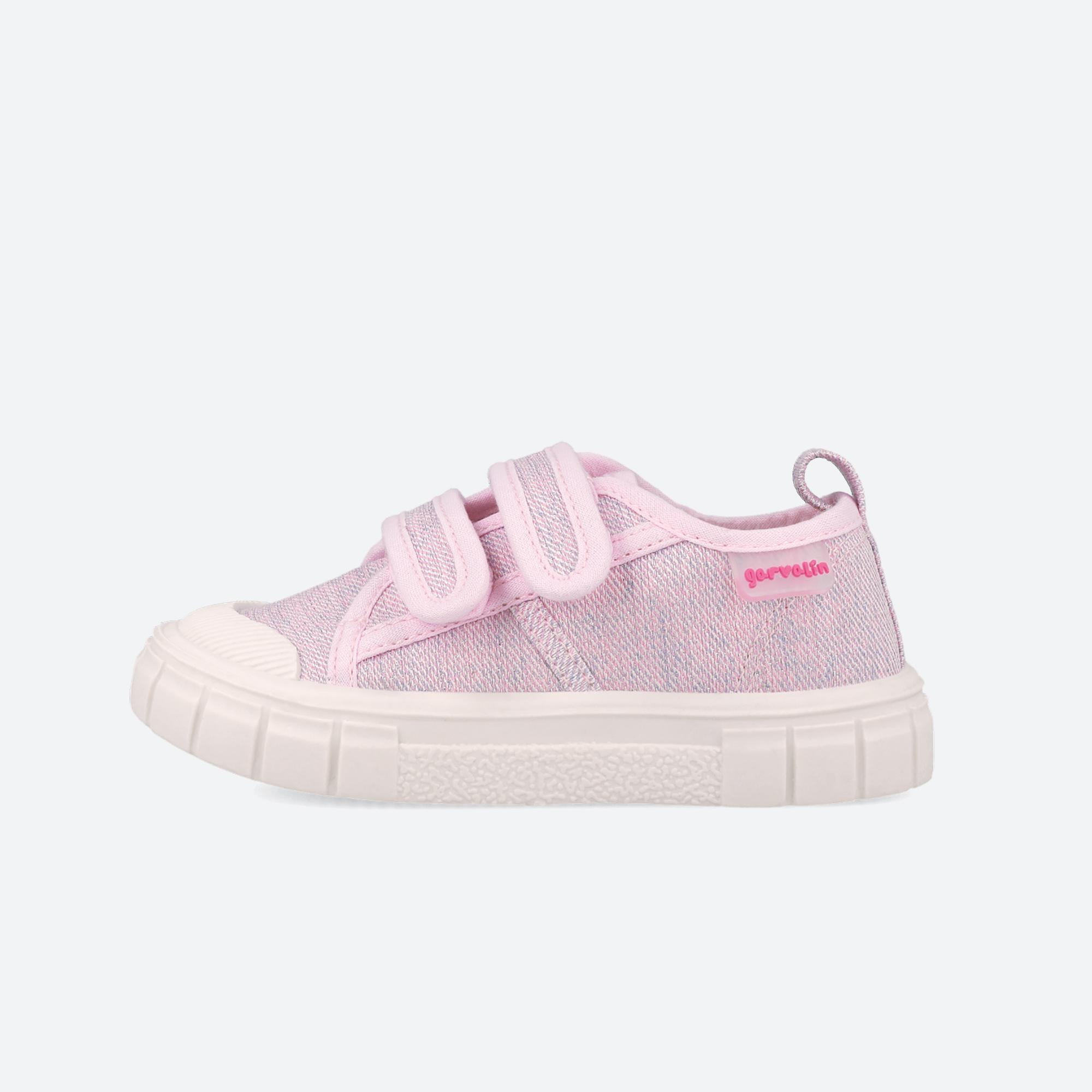 Sapatilhas Barefoot Menina Garvalín 252381e em Rosa com Velcro 5/7