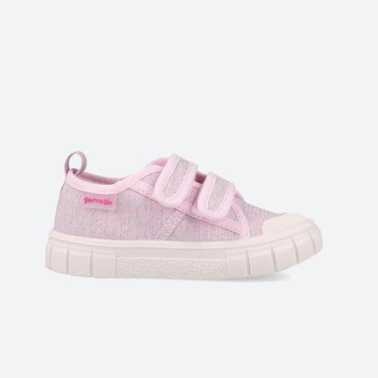 Zapatillas Barefoot Niña Garvalín 252381E Rosas Cierre Adherente