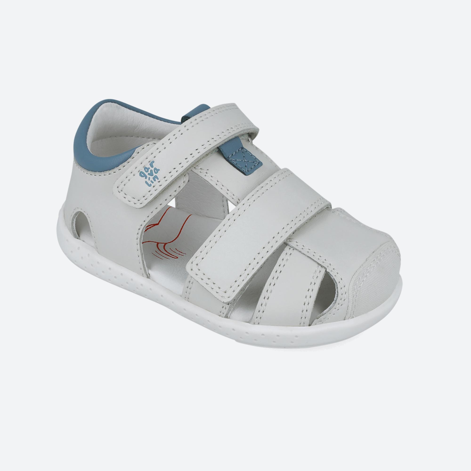 Sandalias Cangrejeras Barefoot Niño Garvalín 252327C Gris Doble