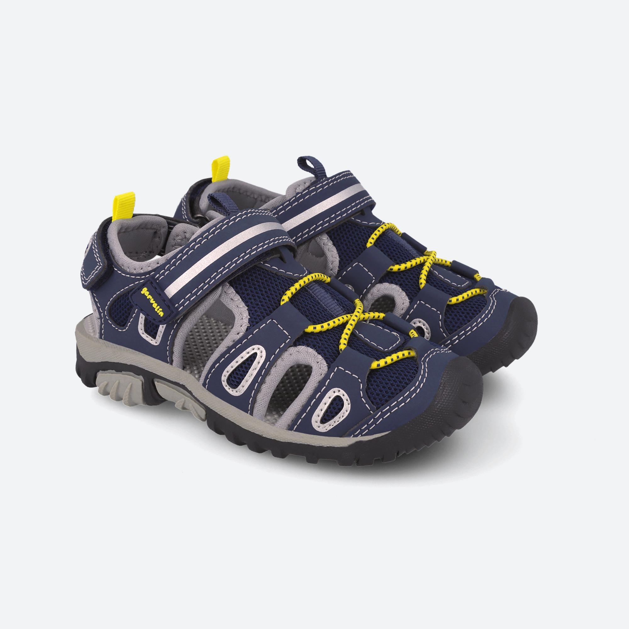 Sandalias Cangrejeras Niño Garvalín 252860A Azul marino Doble