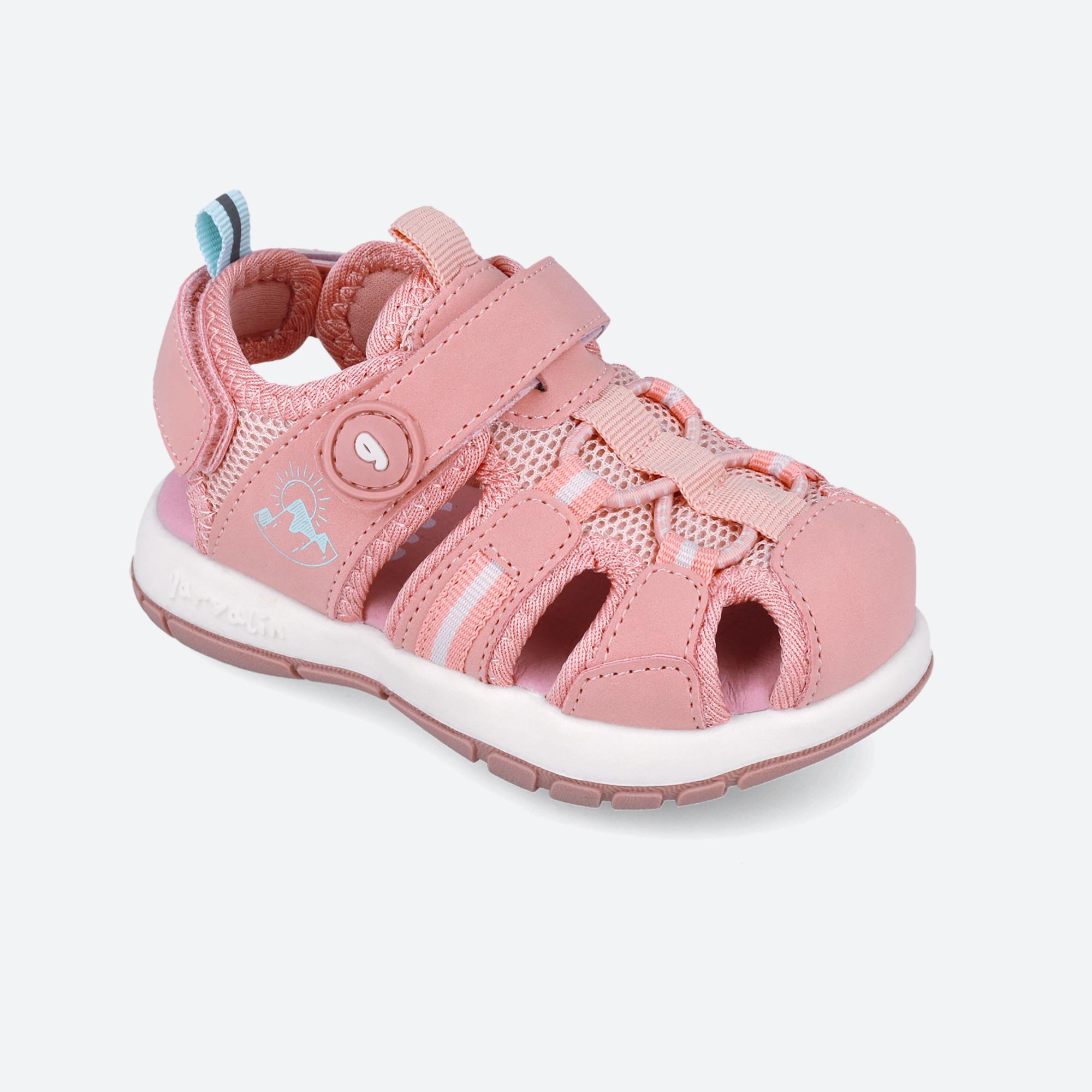 Sandalias Cangrejeras Niña Garvalín 252821D Rosas Doble Cierre