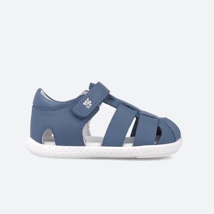 Sandalias Barefoot Niños Garvalín 252326G Celestes Cierre Adherente