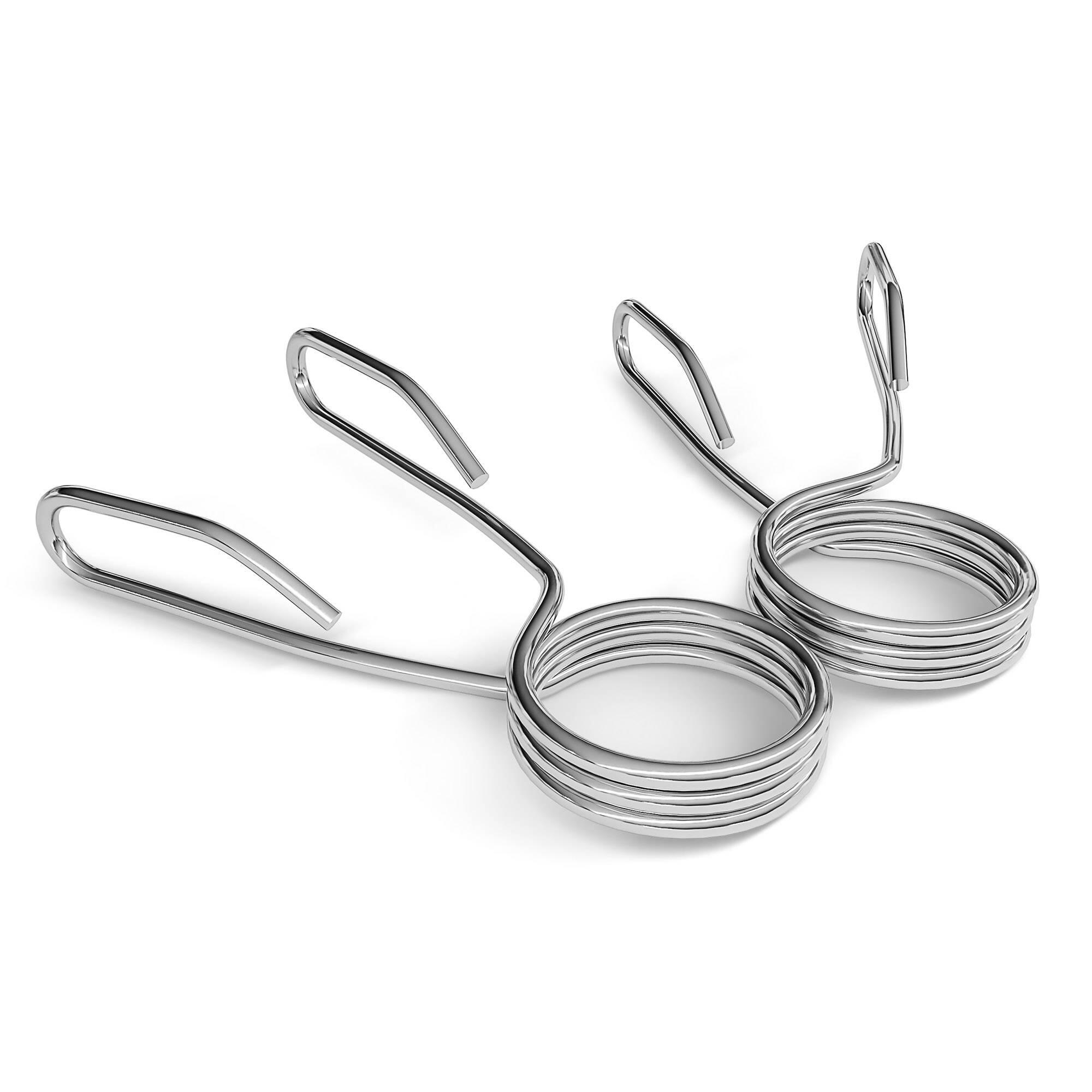 Kit de barres d'haltères olympique et de disques pour la musculation de 45 kg 4/4