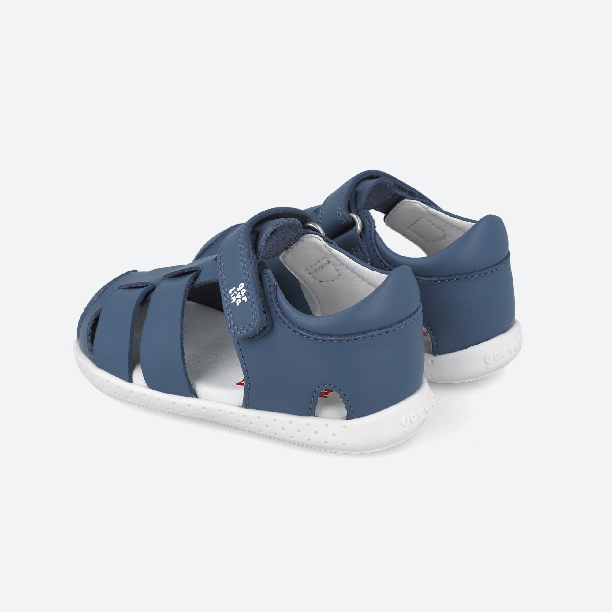 Sandalias Barefoot Niños Garvalín 252326A Azules Cierre Adherente 5/7
