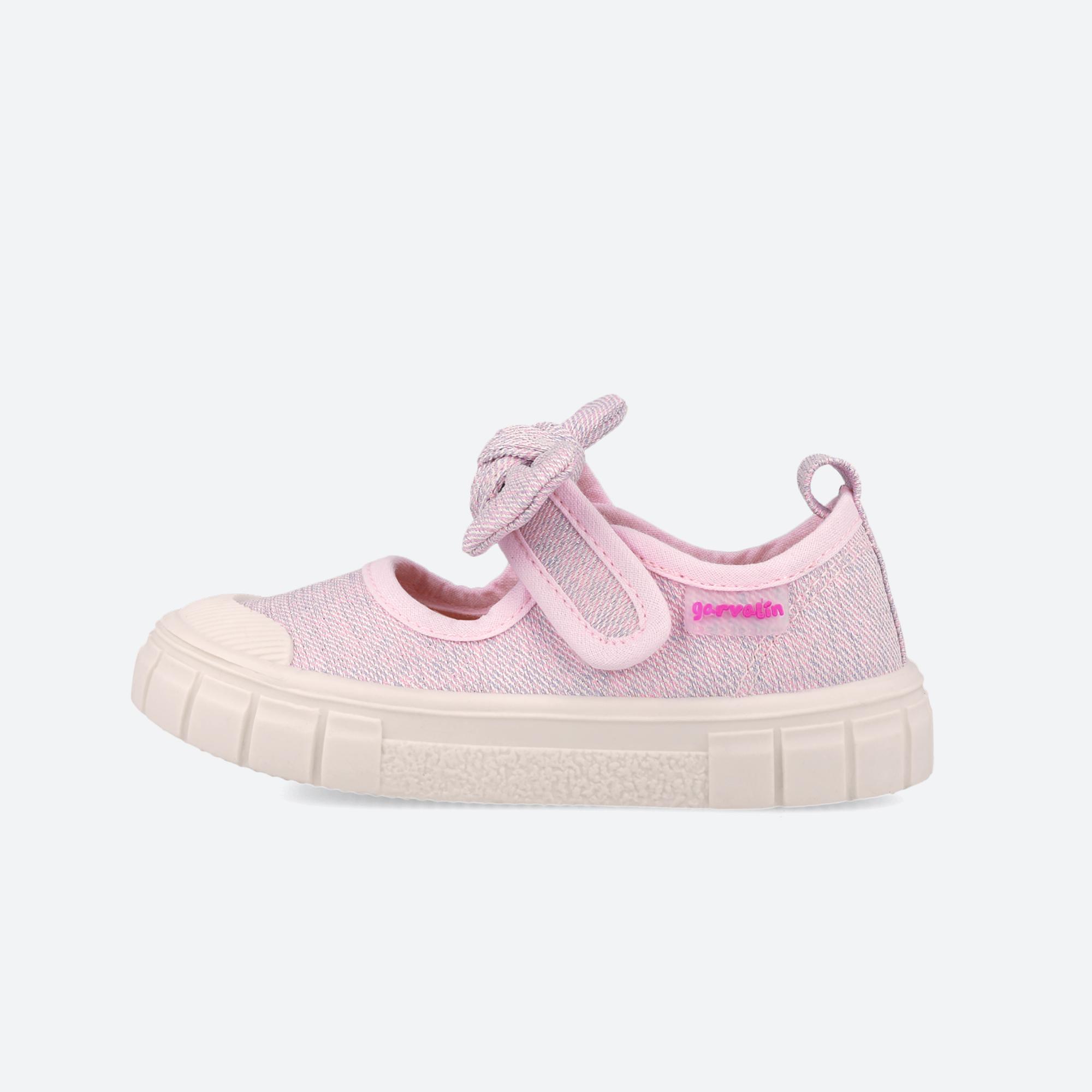 Merceditas Barefoot Menina Garvalín 252380C em Rosa com Velcro 5/7