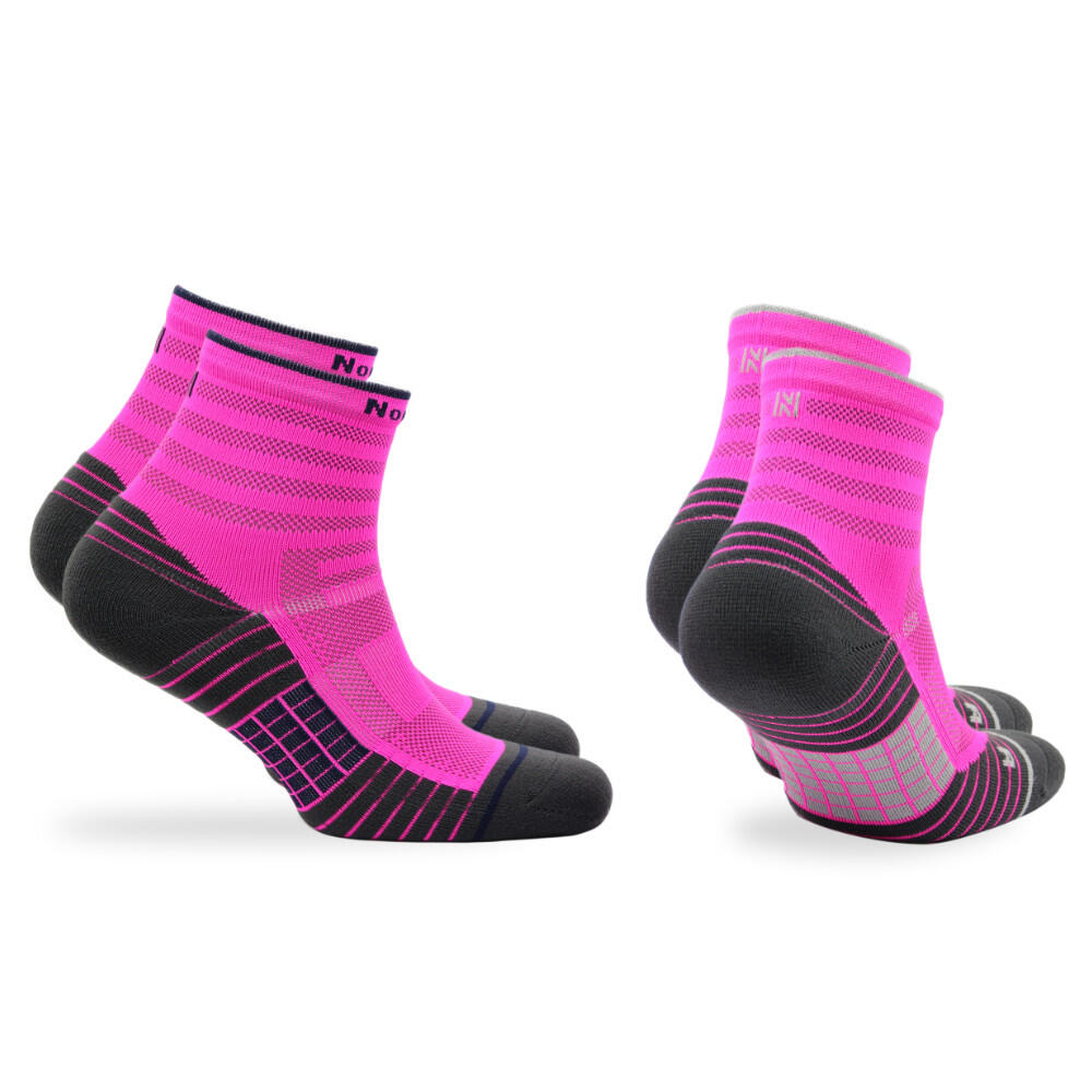 NORFOLK Sem Costuras – Meias Desportivas Antibacterianas – 2 Pares – Cheetah