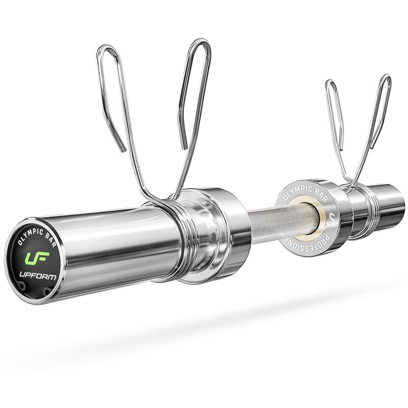 Kit de barres d'haltères olympique et de disques pour la musculation de 65 kg
