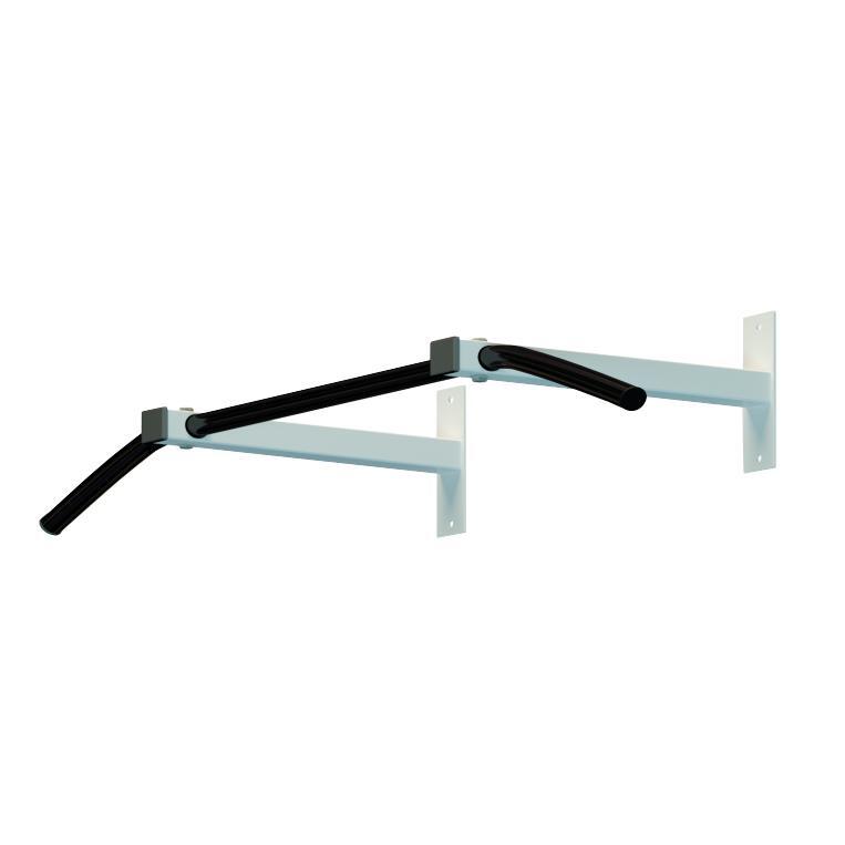Barre Horizontale de Mur jusqu'à 150 kg SLIM1 SPEKTR 102 cm Blanc 3/3