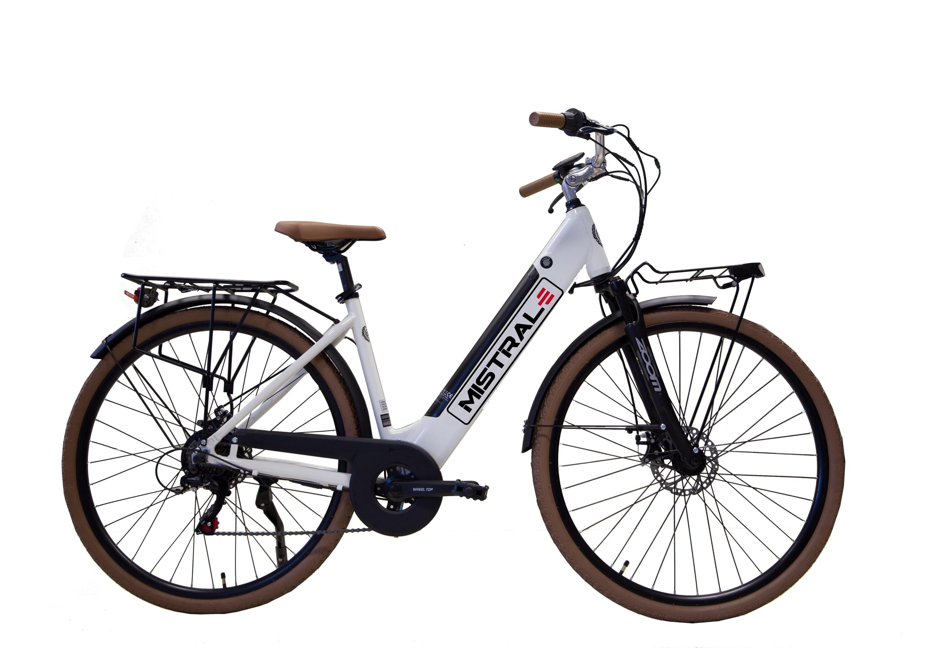 MISTRAL BIKES Mistral Passeggio 28 Witte Stadsfiets