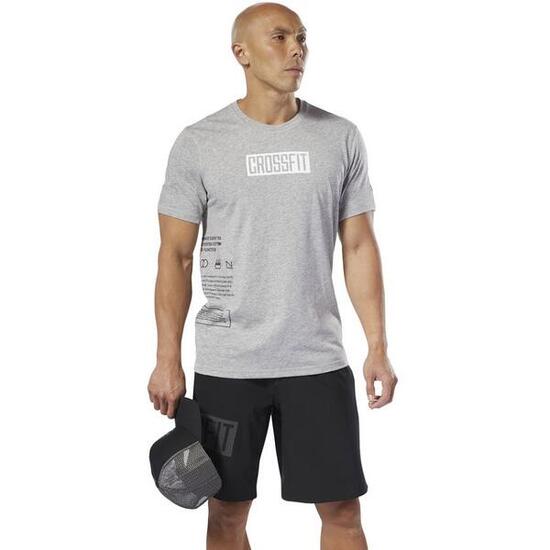 TSHIRT CROSSFIT DU5115 CF MOVE GRIGIO