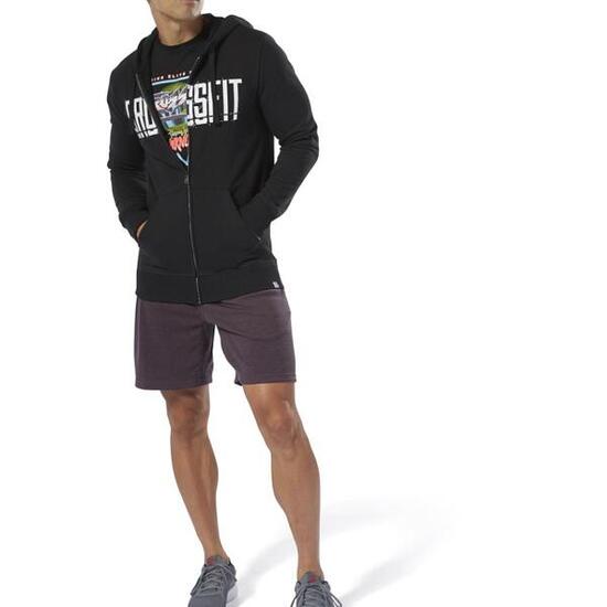 FELPA CROSSFIT DU4614 CROSSFIT® ZIP NERO