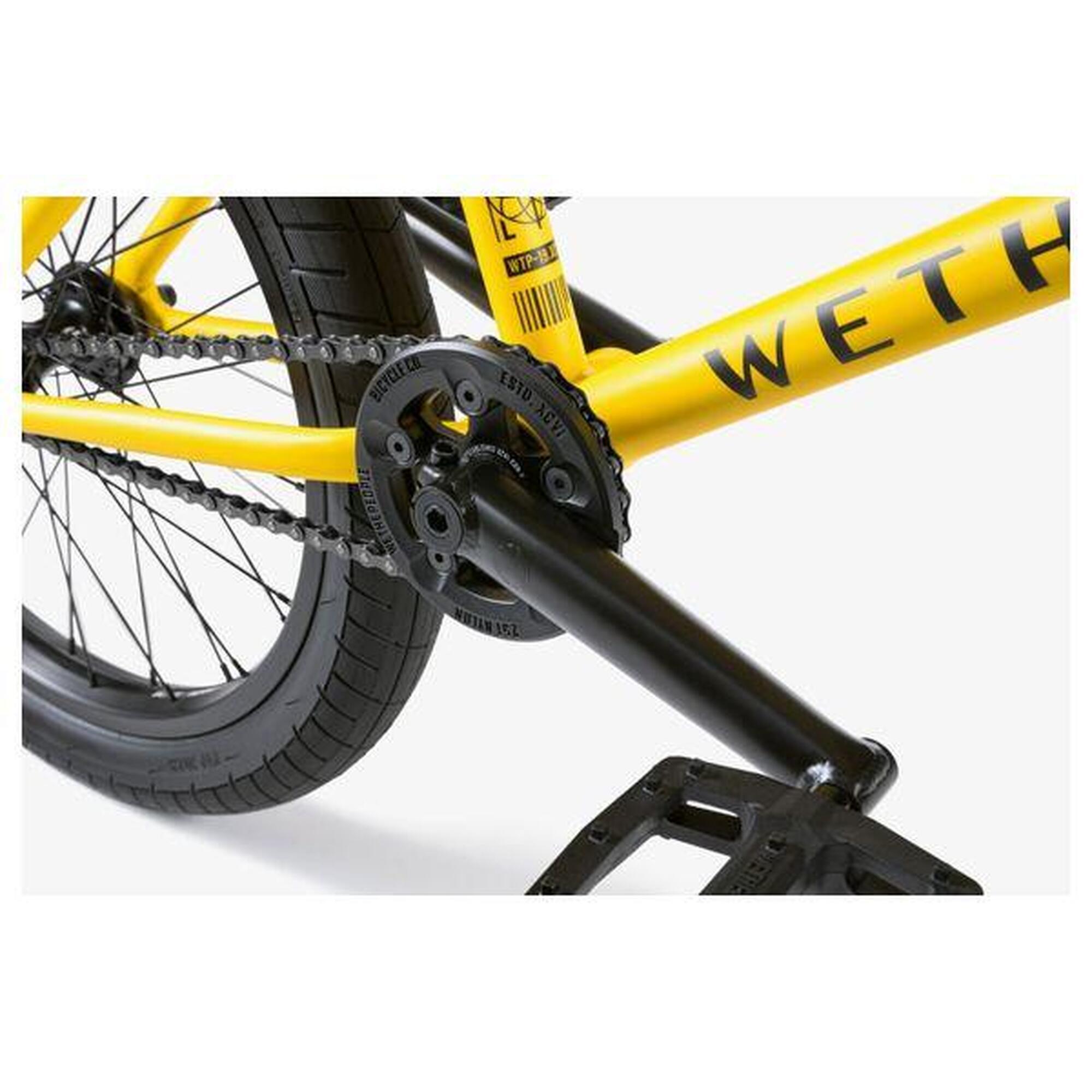 BMX Freestyle WeThePeople Justice 20.75'' Jaune