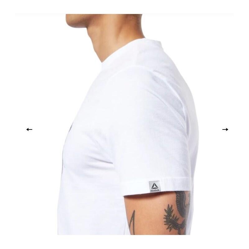 TSHIRT  CROSSFIT EC1467 DISTRESSED CREST  BIANCO 2/3
