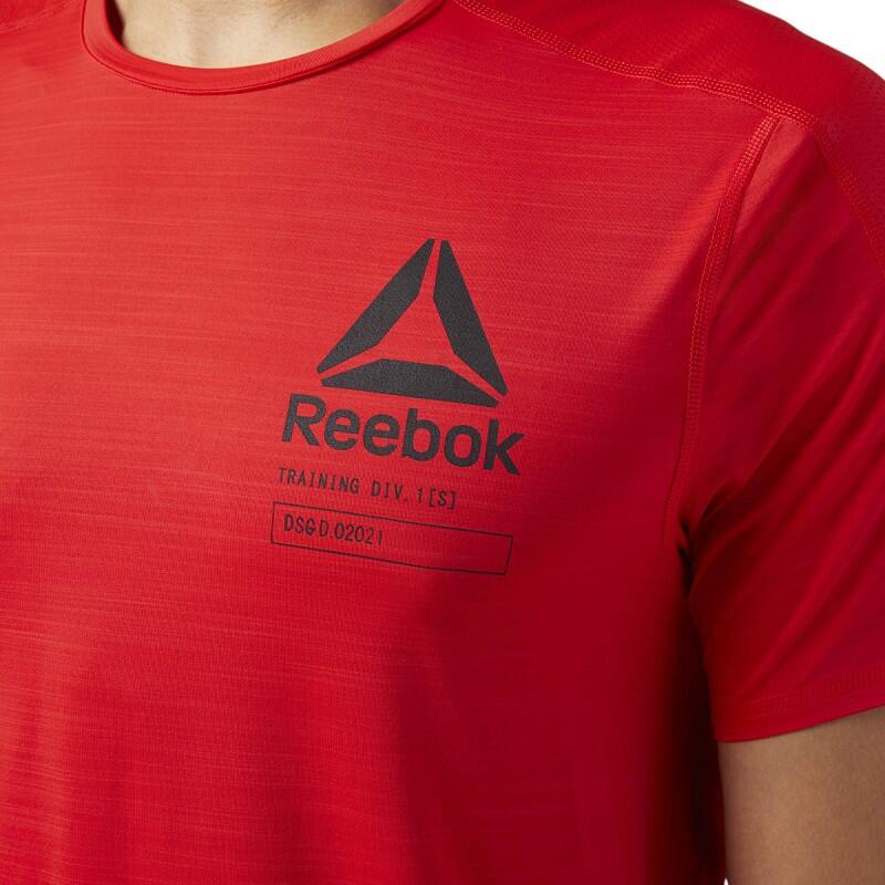 TSHIRT  CROSSFIT CF3749 ACTIVCHILL GRAPHIC  ROSSO 3/5
