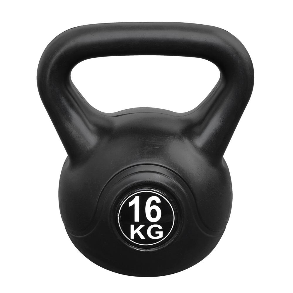IVOL Haltere Kettlebell de Pl��stico - Preto - 16 kg