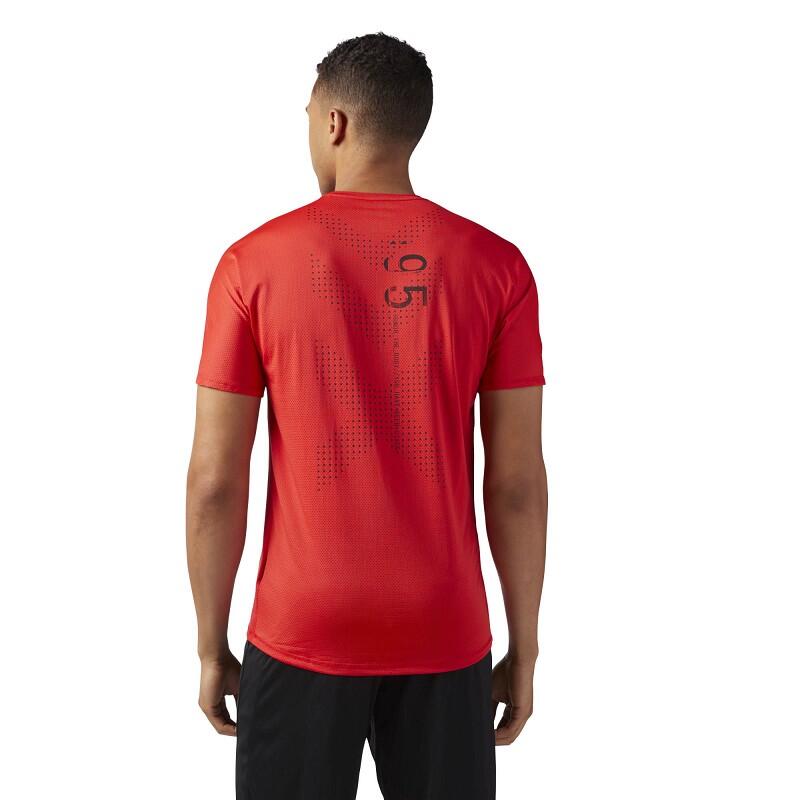 TSHIRT  CROSSFIT CF3749 ACTIVCHILL GRAPHIC  ROSSO 2/5