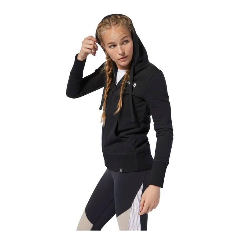 FELPA  CROSSFIT DP6214 W RC ZIP  NERO 3/3