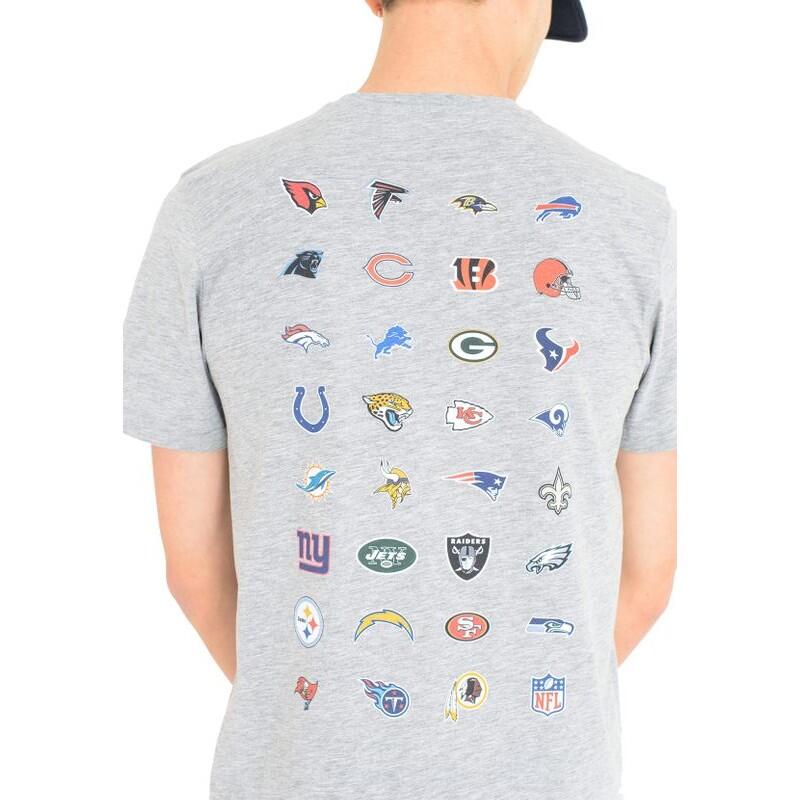 TSHIRT  NFL TEAM LOGO 18  GRIGIO 2/2