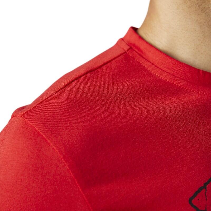 TSHIRT  CROSSFIT BR5534 MIKE GIANT SKULL  ROSSO 5/5