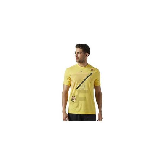 TSHIRT CROSSFIT BR4692 RC BURNOUT GIALLO