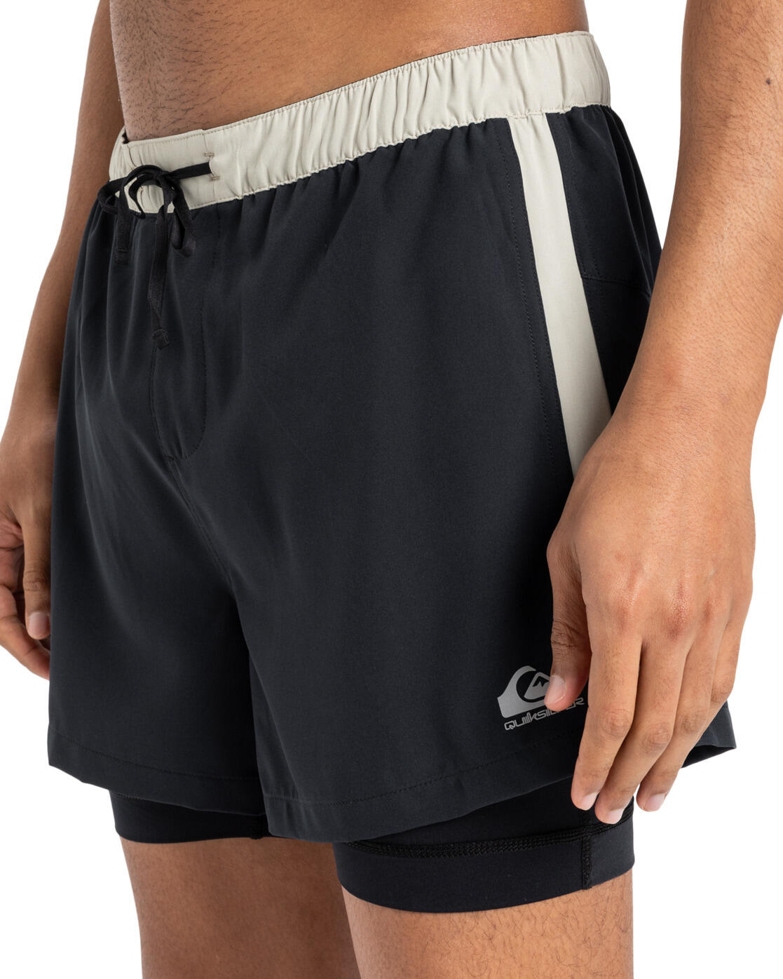 Short de sport hybride KEEP THE PACE 14" Noir Homme 4/4