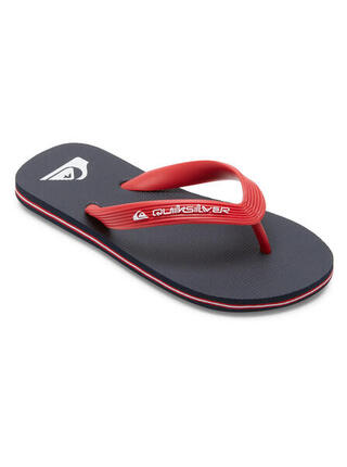 Chanclas para niños unisex Quiksilver Molokai core en color negro