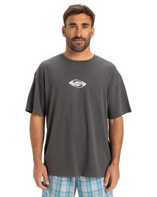 T-shirt met korte mouw global heat schwarz heren