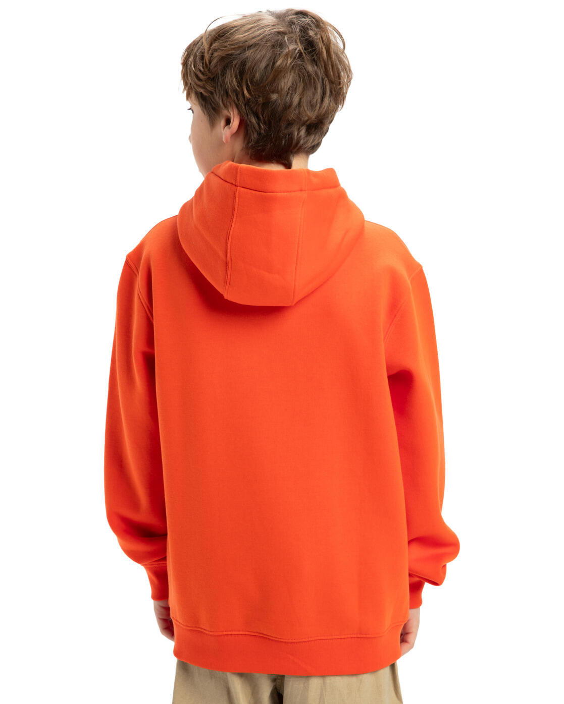 Sudadera con capucha BIG LOGO Naranja Niño 2/4